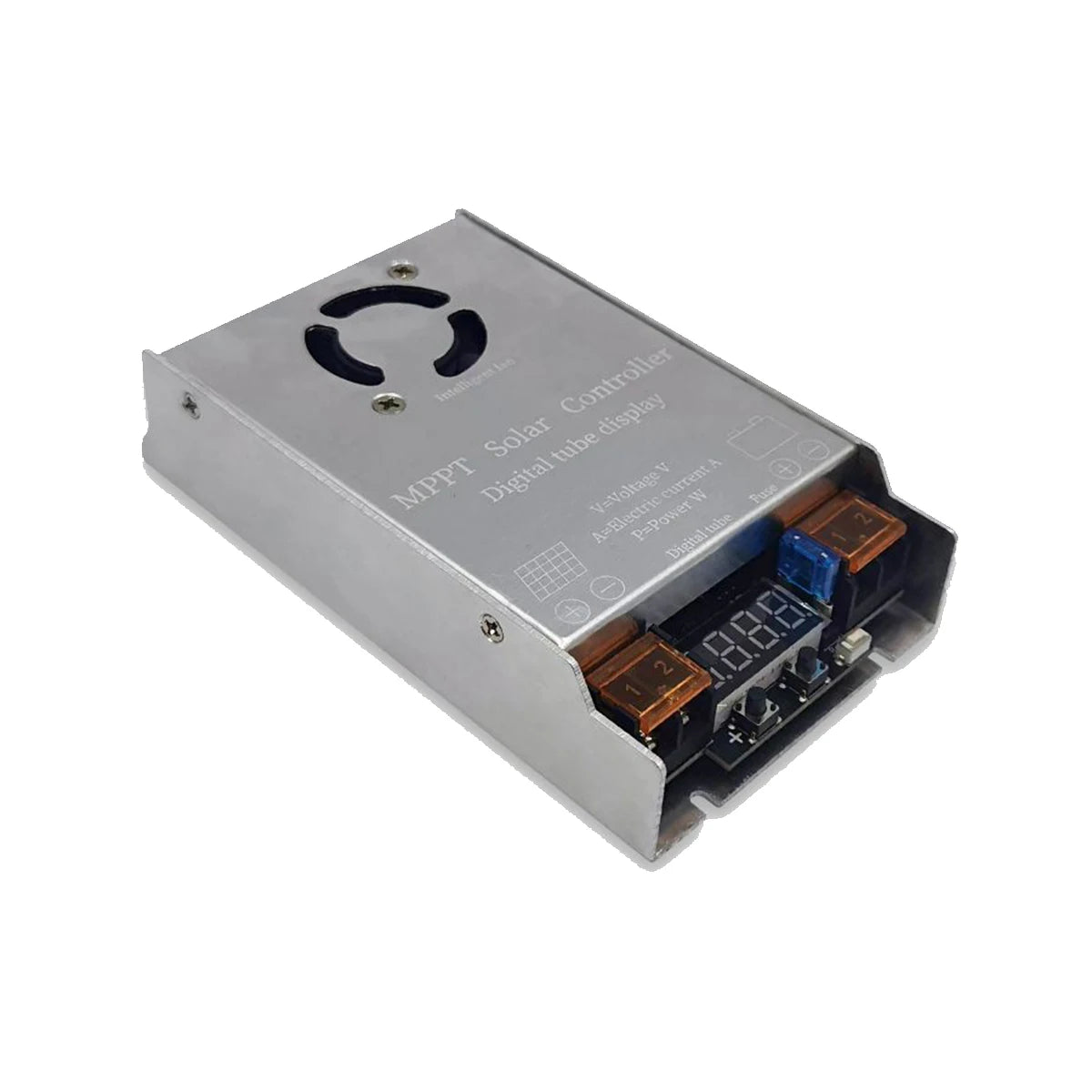 Step-Up MPPT Solar Controller Booster 450W 12A Digital Display Charging 9V-60V Input for 12V-120V Lithium Lead-Acid