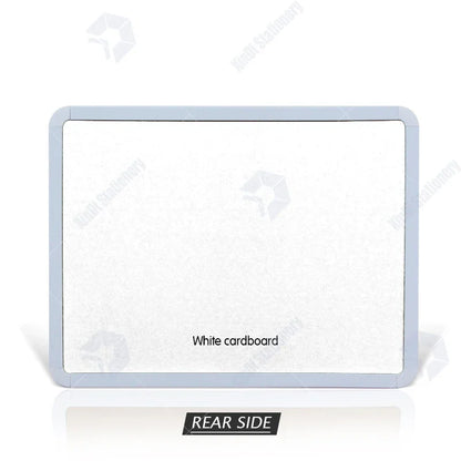 4 Styles Magnetic Whiteboard 1pc PVC Frame Message White Board On Fridge Round Angle Decoration Message Drawing Board For Notes