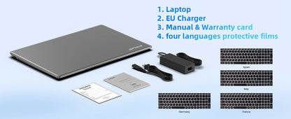 TECLAST F16 Pro 15.6 inch Laptop 16GB RAM 512GB SSD Computers for Intel N95 CPU 1920x1080 IPS Backlit Keyboard Mini-HDMI WiFi 6 USB3.2 F16Pro Notebook