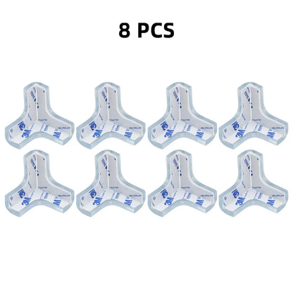 Baby Safety Silicone Table Corner Protector Furniture Edge Protection Cover Transparent Children Anti Collision Edge Guards