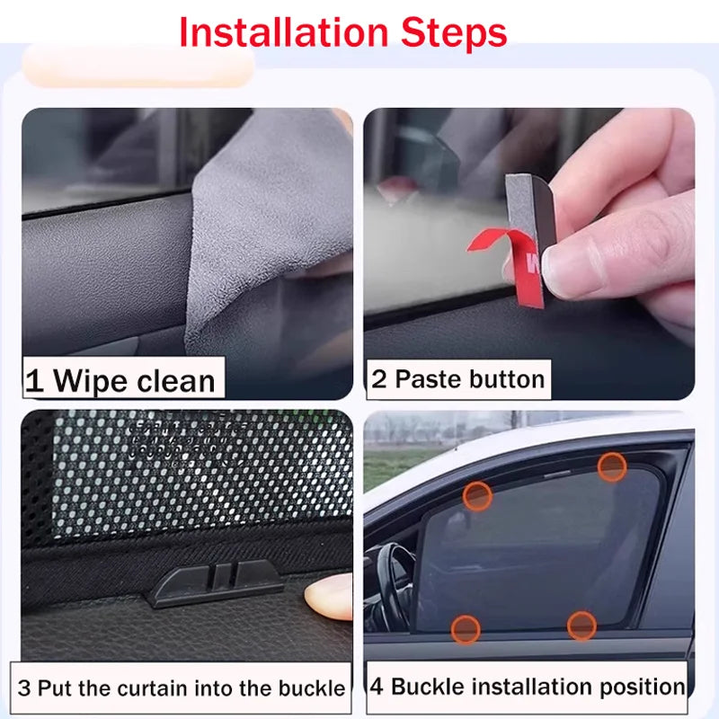 For Leapmotor C10 2024~2026 2025 Car Magnetic Mesh Privacy Sunshade Side Window Sun Shade Mosquito Net Protection Accessories