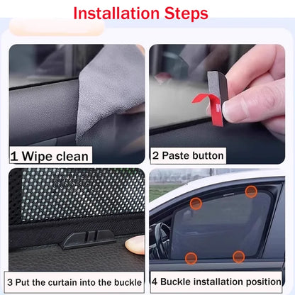 For Leapmotor C10 2024~2026 2025 Car Magnetic Mesh Privacy Sunshade Side Window Sun Shade Mosquito Net Protection Accessories
