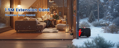 Hcalory HC1-H 8KW Diesel Air Heater 12V All in One Parking Heater with 1.5M Extension Cable Wire, Portable Diesel Heater with Auto Start Stop for Car Truck RV Camper Boat Indoor Outdoor Use