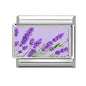 2025 Women's Fashion Colorful Flowers Oil Painting Style Series Italian Charms Fit 9mm Stainless Steel Bracelet DIY Jewelry Gift
