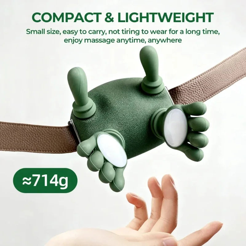 Neck Shoulder Massager Finger Pressure Shiatsu Neck Back and Shoulder Massager Electric Kneading Neck Deep Massage Muscle Relax