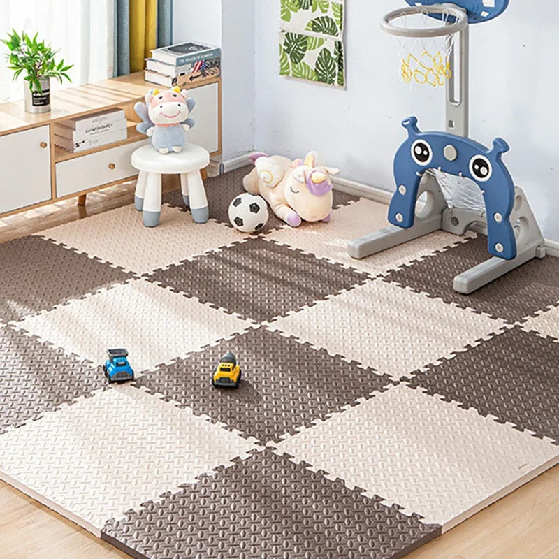 4-20Pcs Foam Baby Play Mat Puzzle Mat Kids Interlocking Exercise Tiles Rugs Floor Tiles Toy Non-slip Carpet Soft Carpet 30*1cm