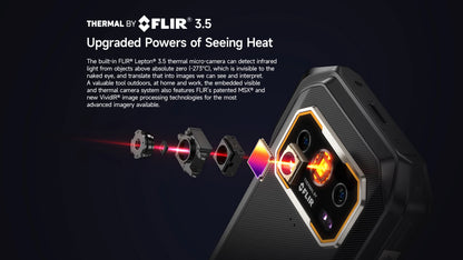 Ulefone Armor 27T Pro+ 5G Rugged Phone 10600mAh Android 15 Smartphone 50MP+64MP Night Camera 6.78" 120Hz 24GB+256GB NFC Mobile