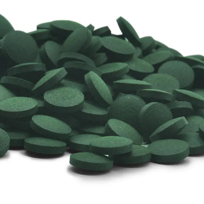 50-300Pcs High Purity Spirulina Tablets Spiral Seaweed Enrichment Favorite Pets Food Fish Crystal Red Shrimp Fish Food Aquarium