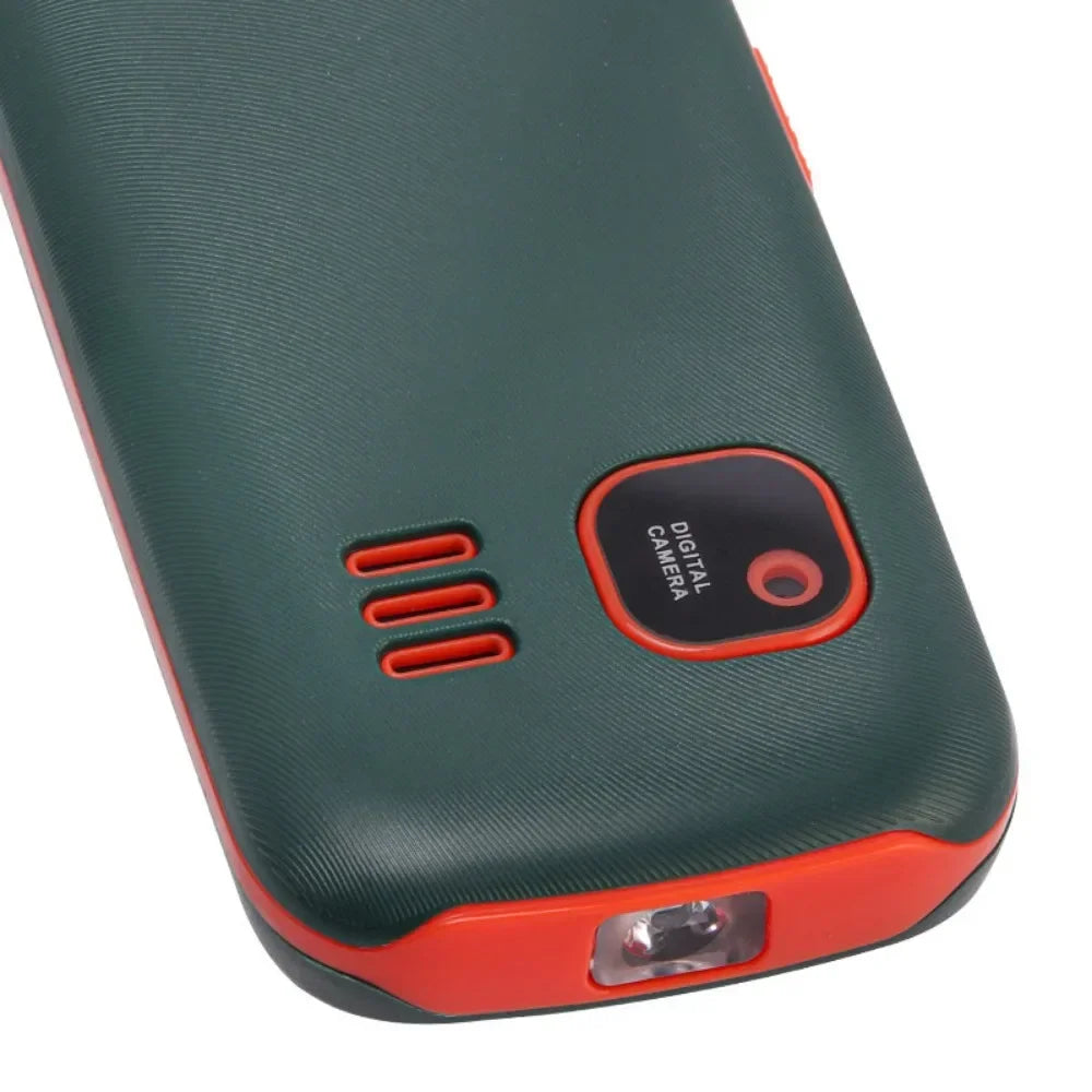 UNIWAE1808 Feature Phone 3 SIM Card 3 Standby Wireless radio Flashlight High volume for Elder 2G Keypad Mobile Phone