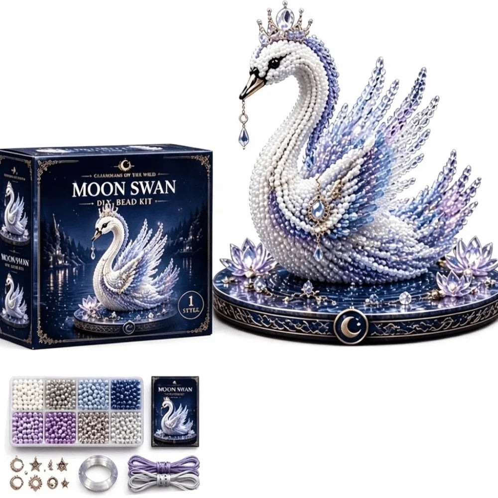 3D Design Animal Guardian Beading Kit Animal Shape Material Package Animal Bead Set with Colorful Beads Handmade Bead Craft Set