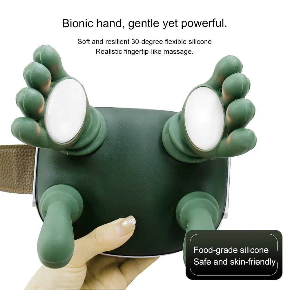 Bionic Finger Neck Shoulder Trapezius Muscle Relax Massager Neck Cervical Kneading Massage Shawl Brushless Motor Neck masajeador