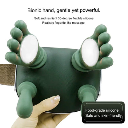 Bionic Finger Neck Shoulder Trapezius Muscle Relax Massager Neck Cervical Kneading Massage Shawl Brushless Motor Neck masajeador