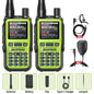 BAOFENG UV-5R Mini Walkie Talkie Multi Band Bluetooth Programming Wireless Copy Frequency 999CH Type-C Long Range Two Way Radio