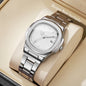 Luxury Square Men Business Watches Simple Calendar Quartz Watch for Mens Clock Reloj Hombre（Without Box）