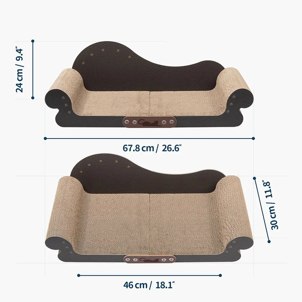 Wholesale Corrugated Paper Scratcher Cat Sofa Bed