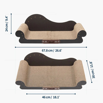 Wholesale Corrugated Paper Scratcher Cat Sofa Bed