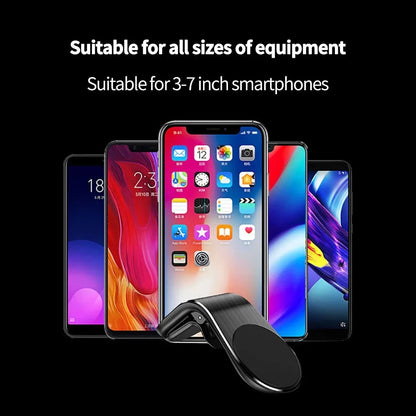 Universal Magnetic Car Phone Holder Mobile Mount - GPS Support Stand Compatible with iPhone 13 12 11 pro Max Huawei Xiaomi Samsu