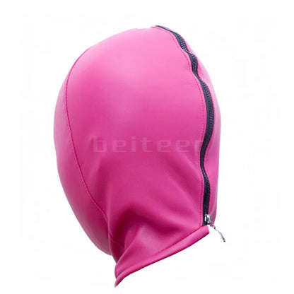 Soft PU Leather Headgear Mermaid Straitjacket Head Hood Body Harness Adjustable Leg Binder BDSM Restraint Sex Toy Slave Roleplay
