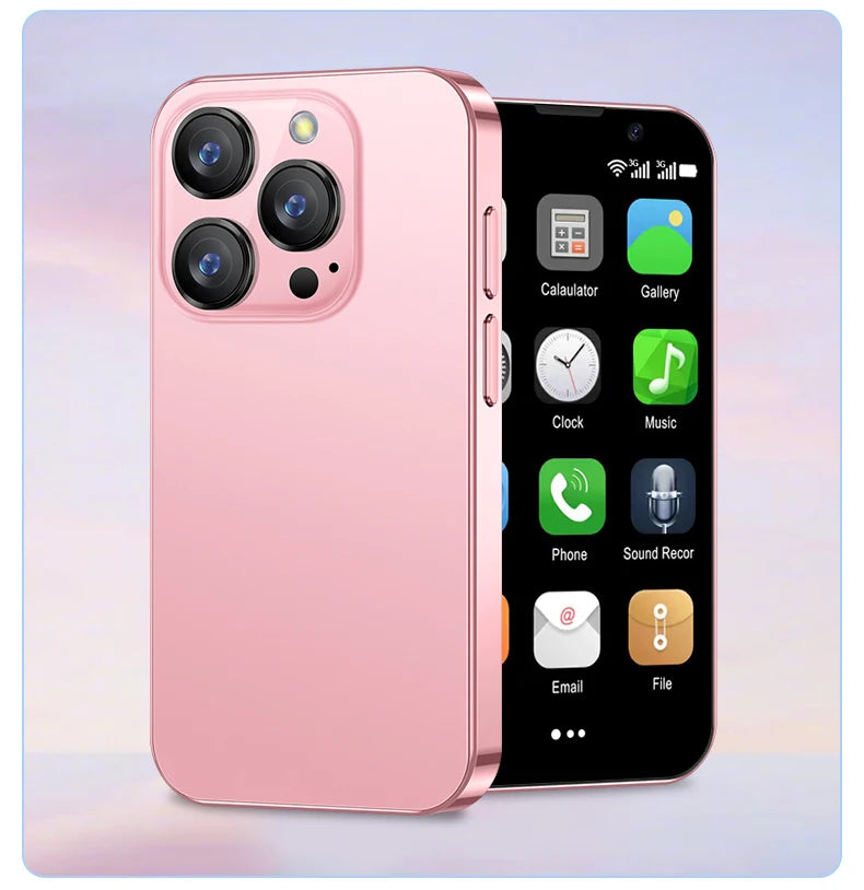 SERVO 16SE Mini Android Smartphone Dual SIM Standby 16GB ROM Play Store Wifi GPS Face Unlock 3G WCDMA 3.0" Small Smart Cellphone