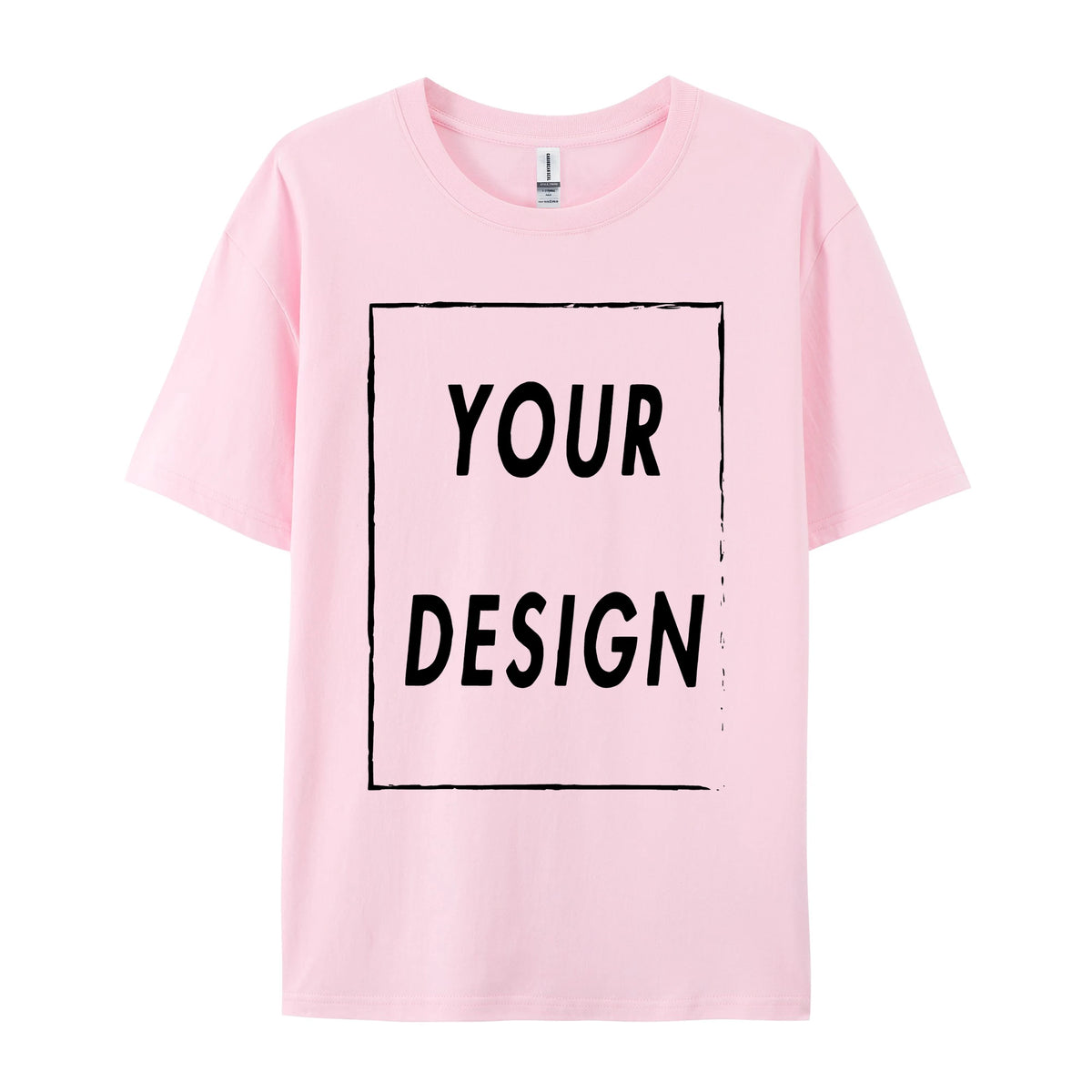 180g Custom Women Men Customised Printed 100% Cotton Short Sleeve Your Logo Photo Brand Text Tee Personalize Graphic Clothing