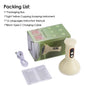 USB Rechargeable Abdominal Massager for Hot Compress and Adjustable Guasha Cupping Intensity Arm and Leg Massage Handheld