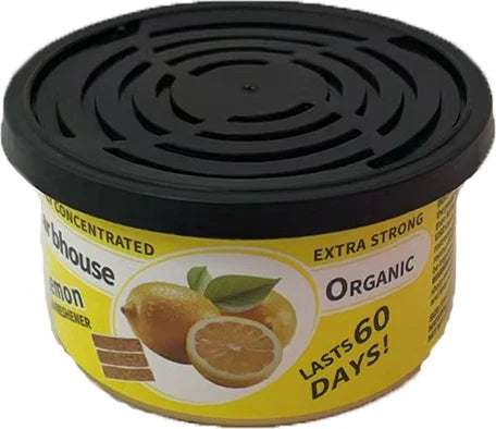 Car Air Fresheners: Lemon Scent | Organic Cans | Odor Eliminator Essential | Long-Lasting | Strong Fragrance | For Home Closet