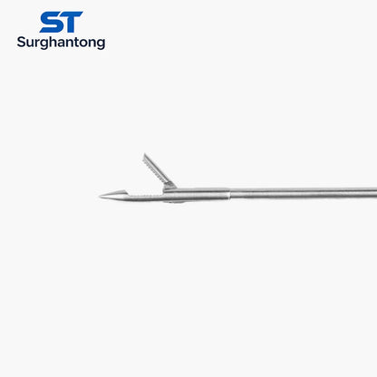 Medical Laparoscopic Hernia Needle Forceps, Laparoscopy Hernia Repair Forceps Wound Closure Suture Forceps Veterinary