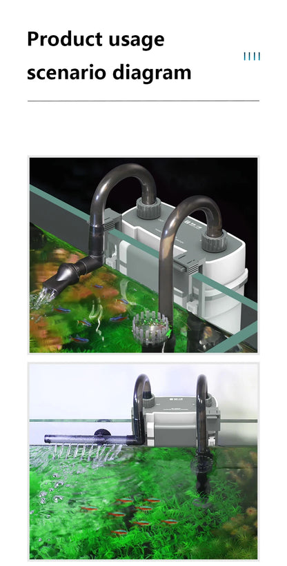 SUNSUN XBL Series Aquarium Filter Wall Mounted Filter Barrel External Fish Tank Small Silent Hang on Aquarium Tank