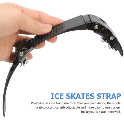 2 Pcs Roller Skate Energy Belt Inline Skates Universal Buckle Straps Clasp Replaceable Buckles For Kids Roller Skates Shoelaces