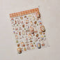 Lovely Animal Graffiti Cat Claw Rabbit Bunny Bear Dog Flower Fruit Dim Sum Candy Sunflower Adhesive 5D Nail Art Stickers Decal