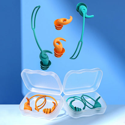 Swim Ear Plugs Silicone Waterproof Anti-noise Pool Accessories Swimming Earplugs Water Sports Swim Swimming Ear Plugs