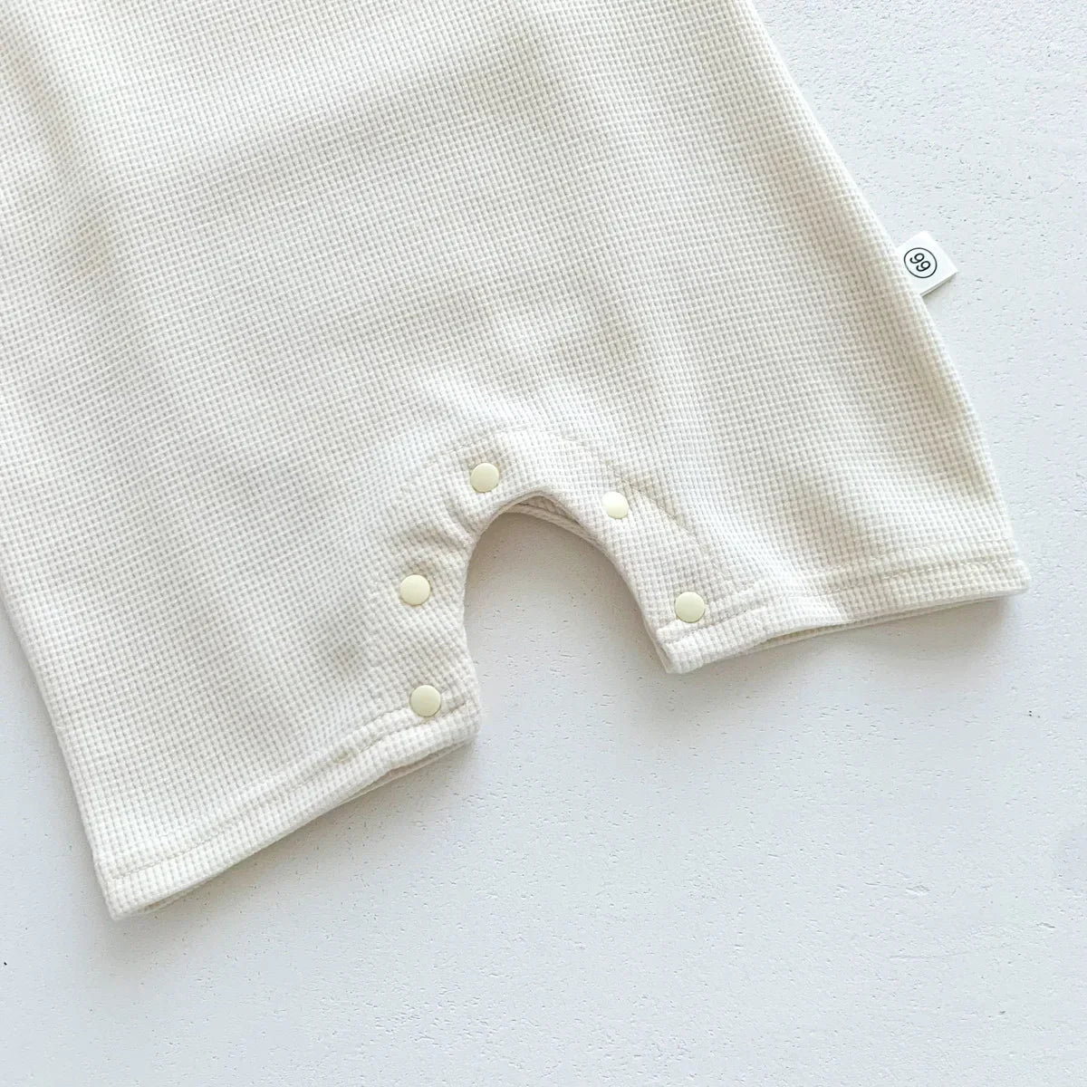 Cotton Romper Gift Hat with Ear New In Summer Kids Baby Girls Boys Short Sleeve Waffle Patch Bear Infant Newborn Jumpsuits