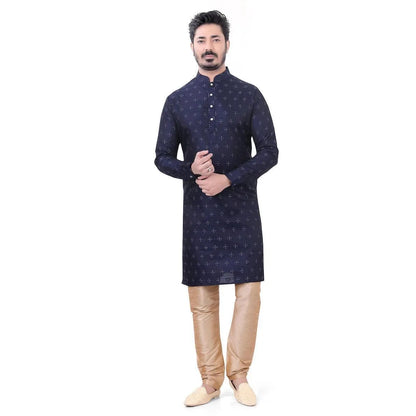 Muslim Kurtta Caftan Dubai Men'S Robe Long-Sleeved Ethnic Style Stand Collar Arabic Clothing National style Middle Eastern
