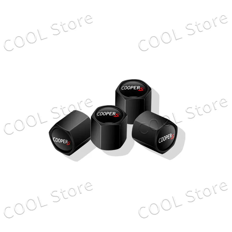 4Pcs Car Styling John Cooper Works Emblem Auto Wheel Tire Air Valve Caps Dust Cover For Mini Cooper S Logo R52 R53 R58 F55 F56