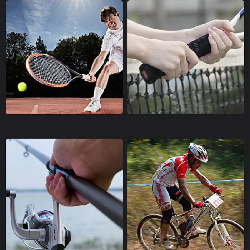 Handle Wrap Grip Padel 2/10 Pcs Brown Thick Tennis Grips Non-slip Perforated Badminton Grips Pickleball Racket Overgrip Bicycle