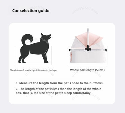 Lightweight Pet Stroller Dog-specific Travel Stroller Foldable High-view Pet Stroller Large Space Removable Carry Basket Cat Car