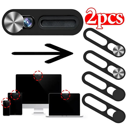 Front Camera Slide Protector Shield Phone Lens Covers Webcam Privacy Stickers For iPhone 16 15 14Pro/Pro MAX Tablet Laptop