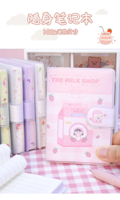 Kawaii Mini Portable Notebook Small Notepad For Daily Notes School Office Stationery Convenient To Carry Cute