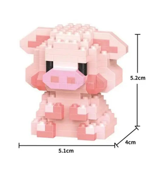 Insect Micro Animals Pet Cats Dog Building Blocks 3D Diamond Model BEE Snail Brick City Construction Toy for Children Kid Gift