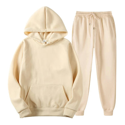 2024 Winter Brand Tracksuits Men's sets Long Sleeve Pullover + Jogging Trousers 2pcs Sets Fitness Running Suits sportswer Male
