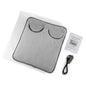 Electric Foot Heating Pad Massage Cushion Portable Foot Warmer 4 Levels Temperature 4 Timer Heated Foot Massager Warming Mat