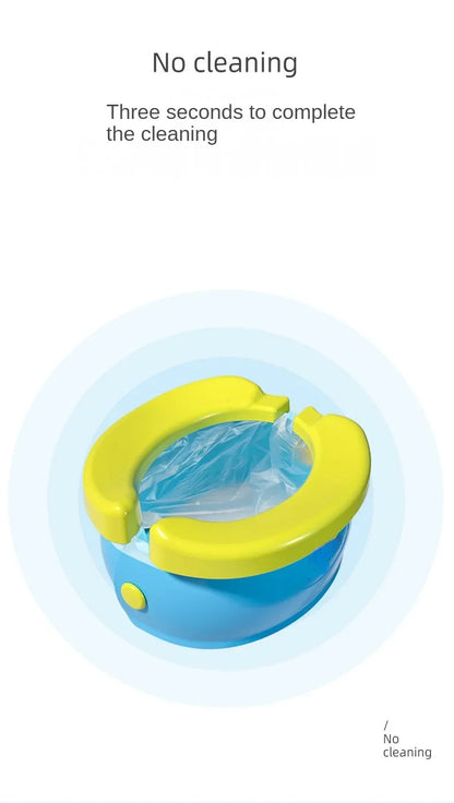 Children's Foldable Potty Training Seat Easy To Clean Toilet Seat Boys and Girls Birthday Gift Portable Travel Baby Potty