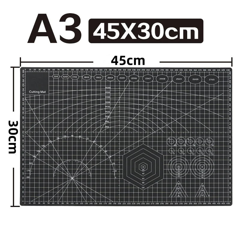 A2 A3 A4 A5 PVC Cutting Mat Double-Sided Self-Healing Board Patchwork Tools DIY Manual Craft Artist Cutting Knife Racket Kit