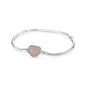 Original 925 Sterling Silver Bracelets Love Heart Moon Flower Butterfly Pave CZ Bracelets For Women DIY Jewelry Party Gift
