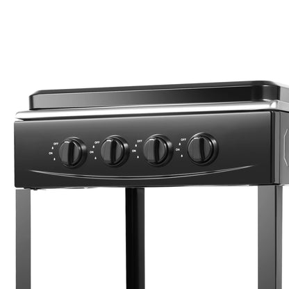 4-burner Natural Gas Stove NG/LPG Gas-stove 49*49*79cm for Family or Outdoor Stove Cooker