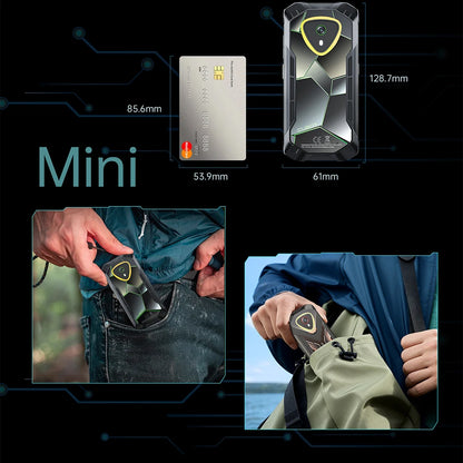 Mini Smartphone Android 15 Cubot KingKong MINI 4, 4.7-Inch Screen, 90Hz, 4700mAh Battery, Up to 20GB RAM+256GB ROM, Phone, NFC