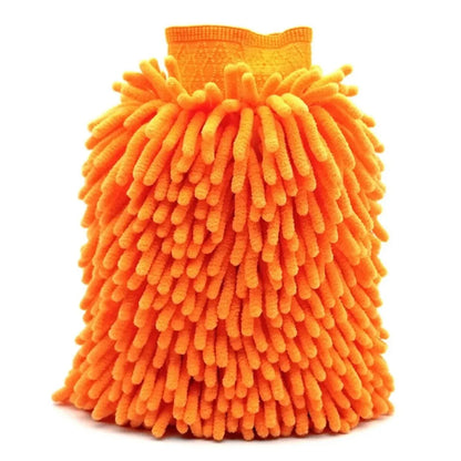Microfiber Car Wash Mitt Double Sided Chenille Auto Gloves Ultra Absorbent Sponge Scratch Free Cleaning Towel Soft Detailing Mitten