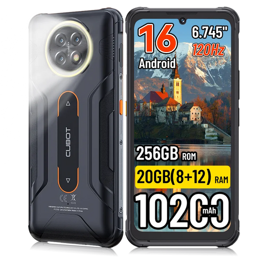 [Shipping From Poland] Cubot KingKong ACE 5 Android 16  10200mAh Rugged Smartphone 20GB(8+12) RAM 256GB ROM 6.745" 120Hz NFC