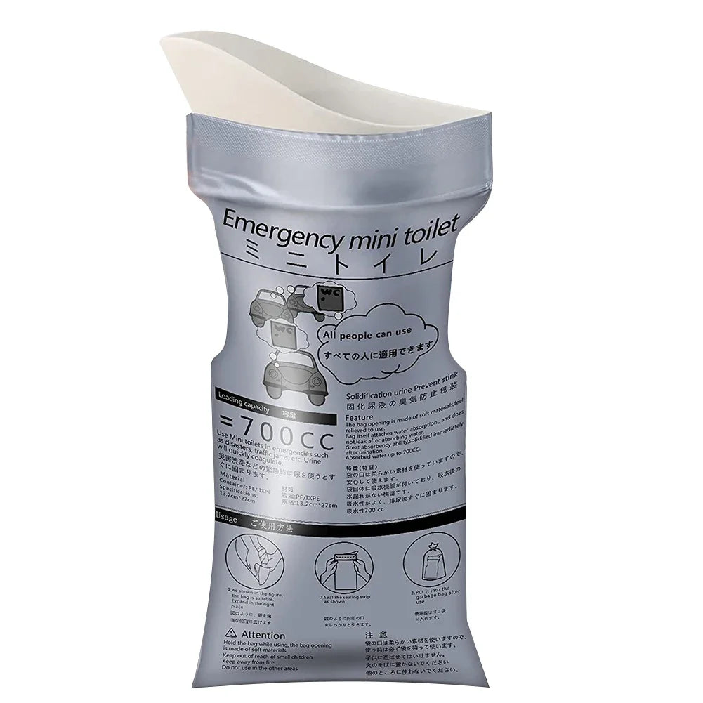 20-1PCS Outdoor Emergency Urinate Bags Disposable Piss Bag Travel Mini Mobile Toilet Portable Urine Bag Baby Vomiting Bag