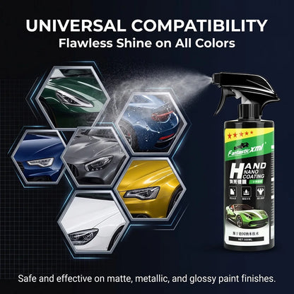 This 500ml large-capacity nano-ceramic paint coating protective liquid is suitable for DIY paint repair, anti-oxidation, anti-fading, hydrophobic, and anti-fouling applications. One bottle can be used on multiple car models a